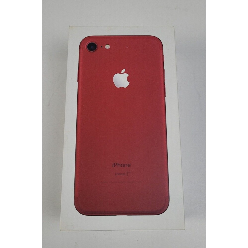 iPhone 7 Red 128gb  Box Original Apple Retail Box Only No Phone